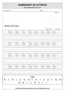 worksheet Rr